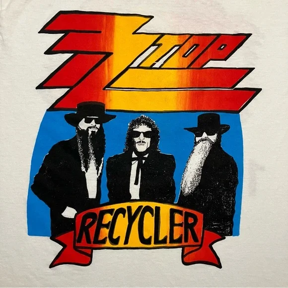 トップス zz ZZ Top • Vintage 1991 Recycler Single Stitch T-Shirt